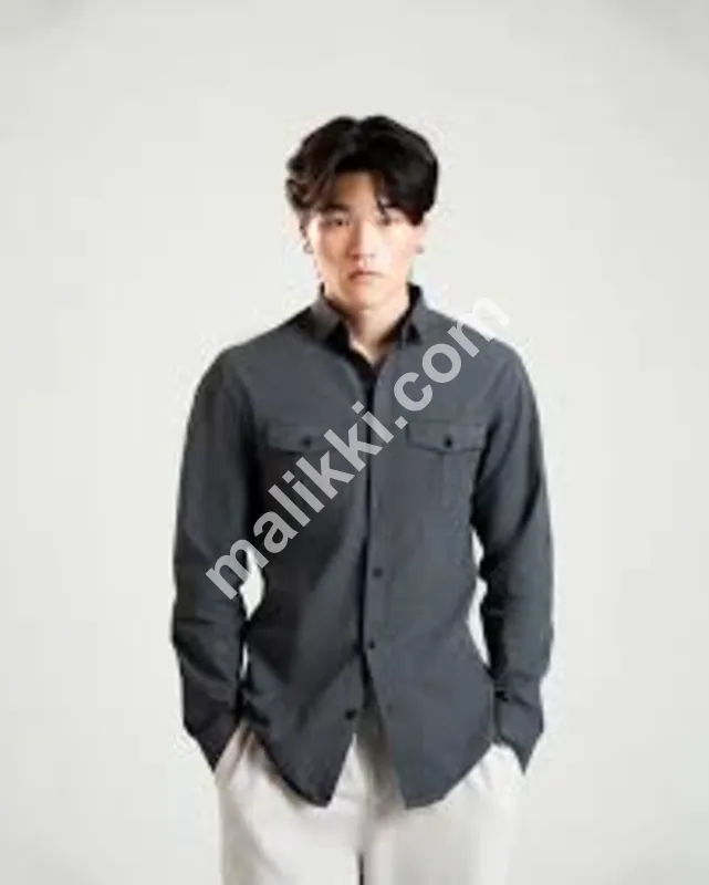 Regular Fit Charcoal Shirt-0