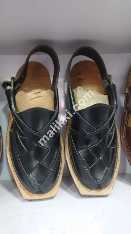 Norozi Chappal Black and Brown Color