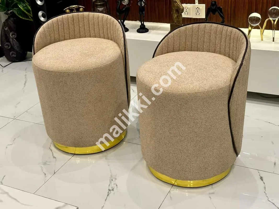 Beautiful Khaki Color Chair Set -0