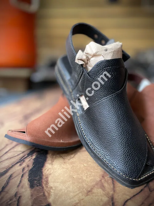 Black Peshawri Sandals