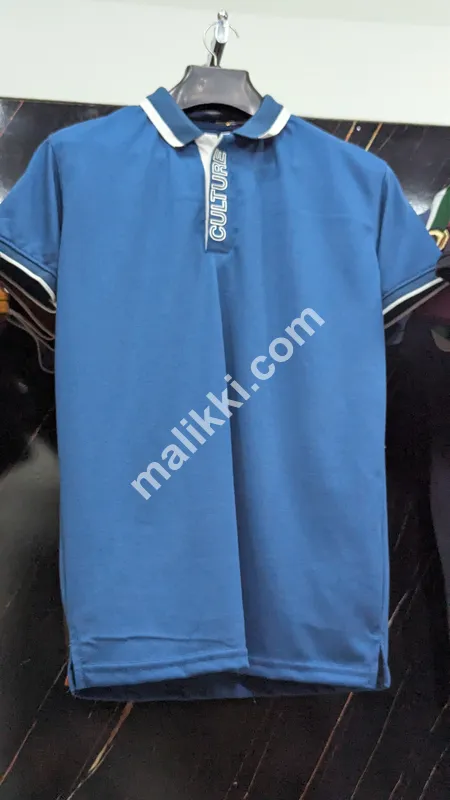 Blue Culture Collar Shirt