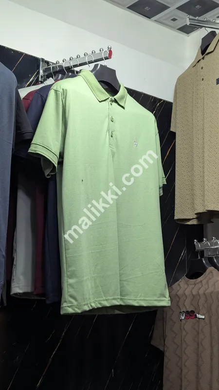 Plain Light Green Polo Shirt