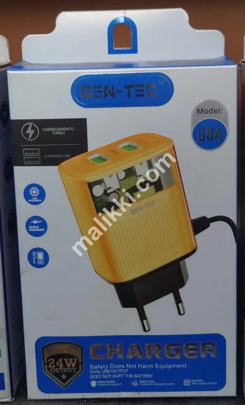 Gen Tec Charger Micro with Two Usb Ports