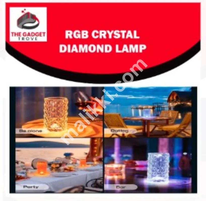 RGB CRYSTAL DIAMOND LAMP Available For Sale