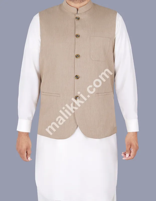 Beige Waist Coat