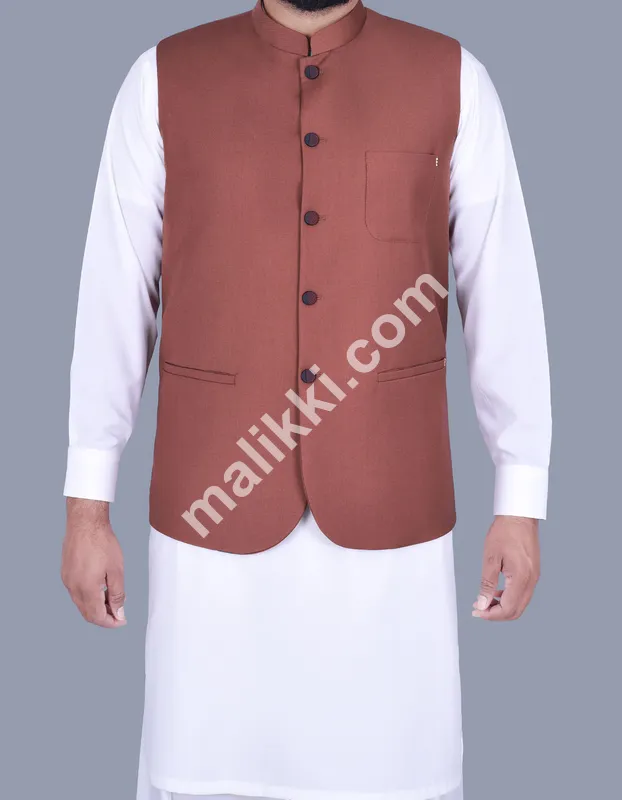 Rust Brown Waist Coat