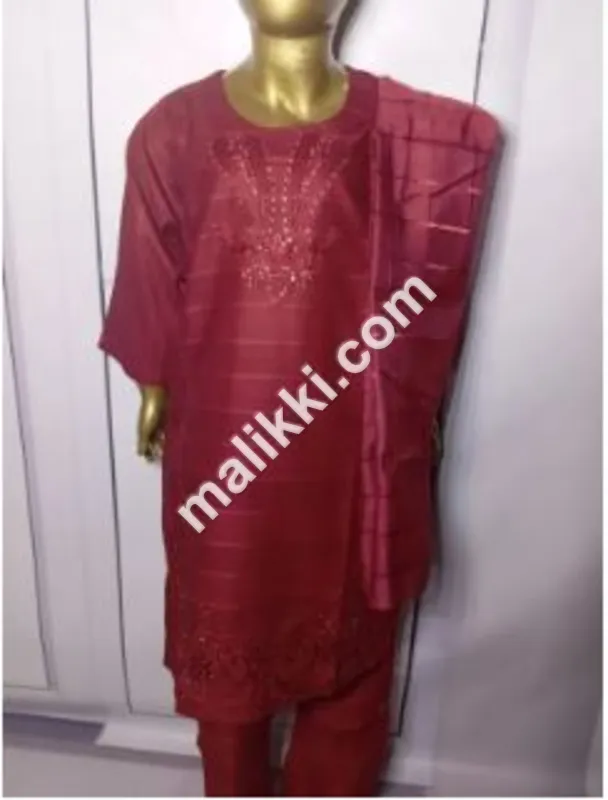 Doria Cotton 3 Pcs Shalwar Kameez Suit for Girls-0