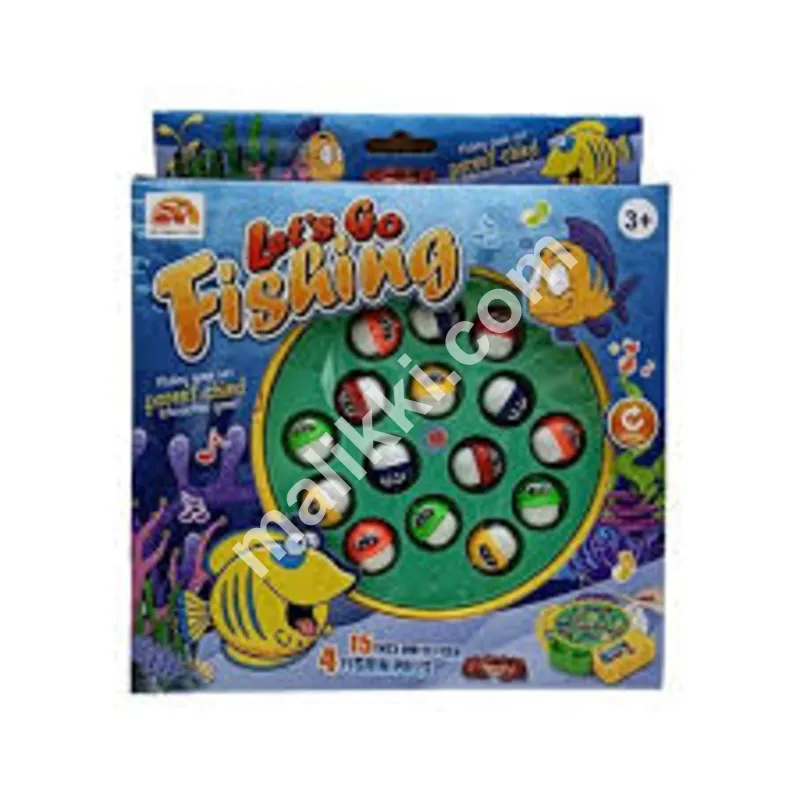 A classic magnetic fishing game for children