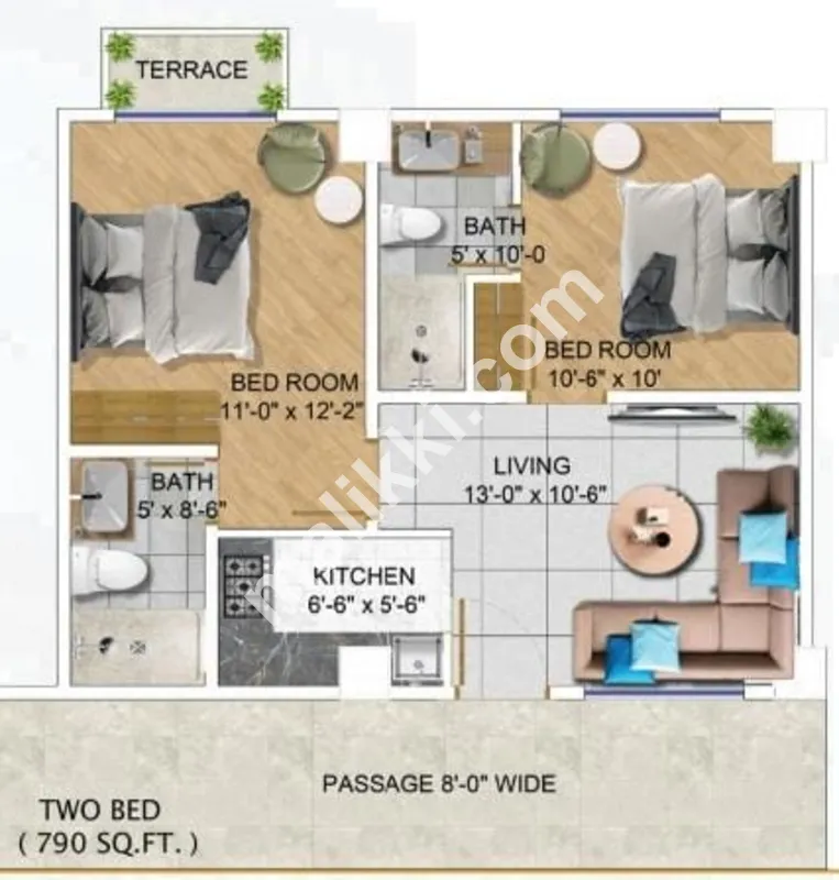 2 bed apartment for sale in top city 1 islamabad