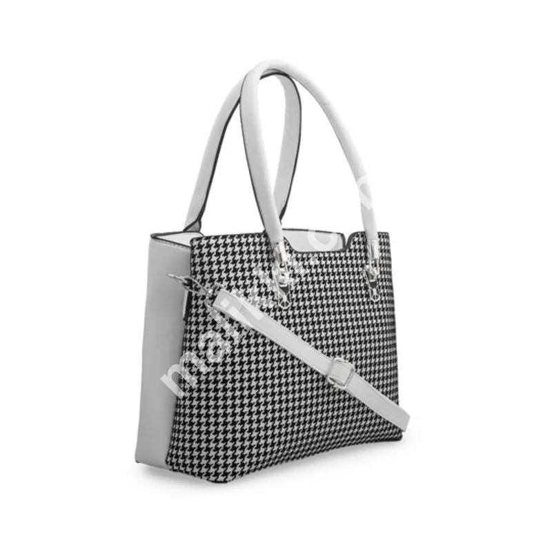 Black & White Ladies Hand Bag
