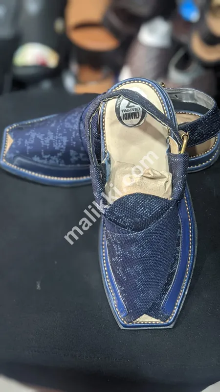 Blue Casual Peshawari Sandal