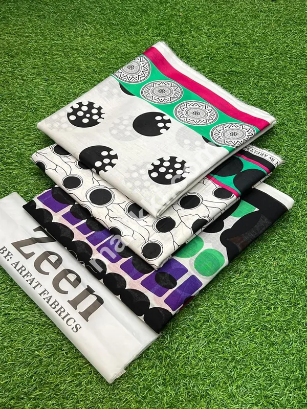 ZEEN Fabric Lawn 3piece Dress in Beautiful Design Available For Sale