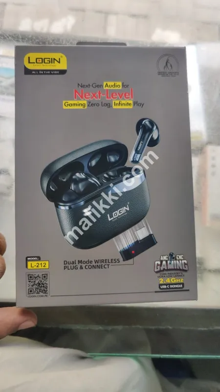 لاگ ان گیمنگ L-212 Earbuds-0