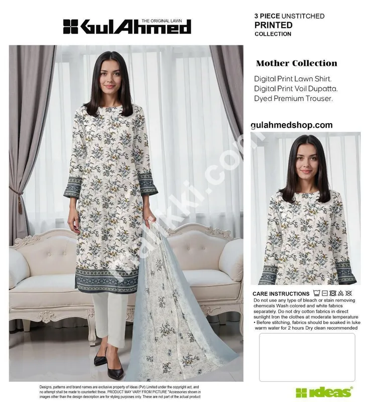 Ideas GUL AHMED 3PC Suit