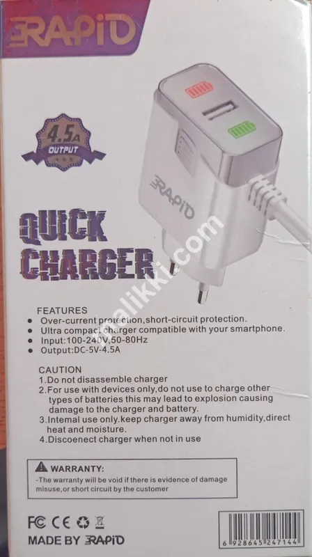 RAPID 4.5A Output Charger